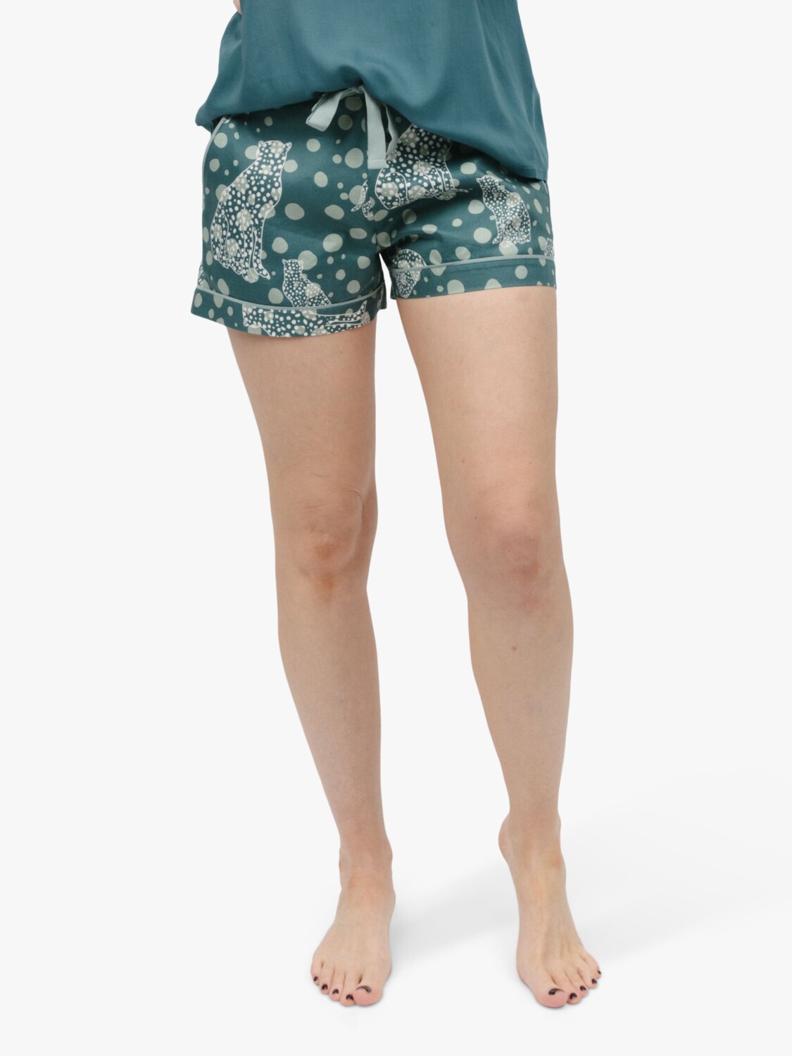 

Cyberjammies Hannah Leopards Пижамные шорты, зеленые