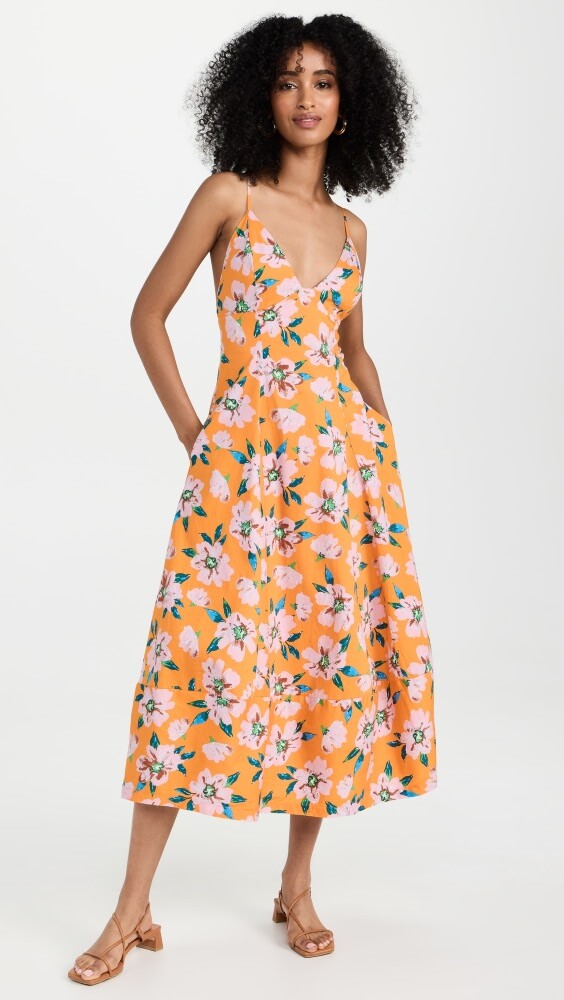 

Платье миди Free People Finer Things Printed