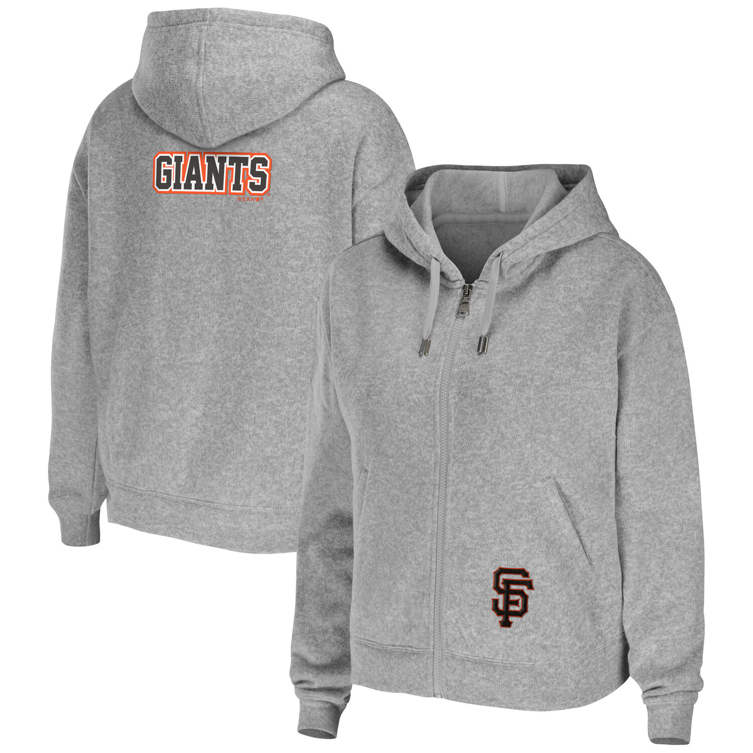 

Толстовка на молнии WEAR by Erin Andrews San Francisco Giants, серый