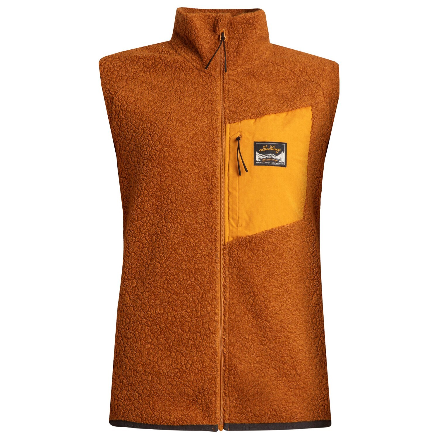 

Шерстяной жилет Lundhags Women's Flok Wool Pile Vest, цвет Dark Gold