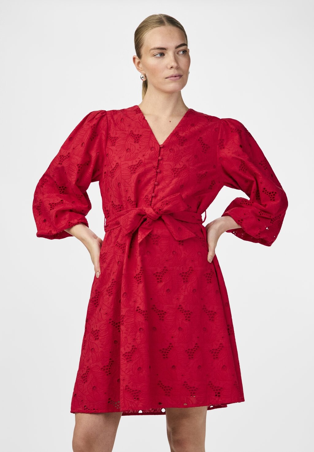 

Повседневное платье YASSUNSI 3/4 DRESS YAS, красный