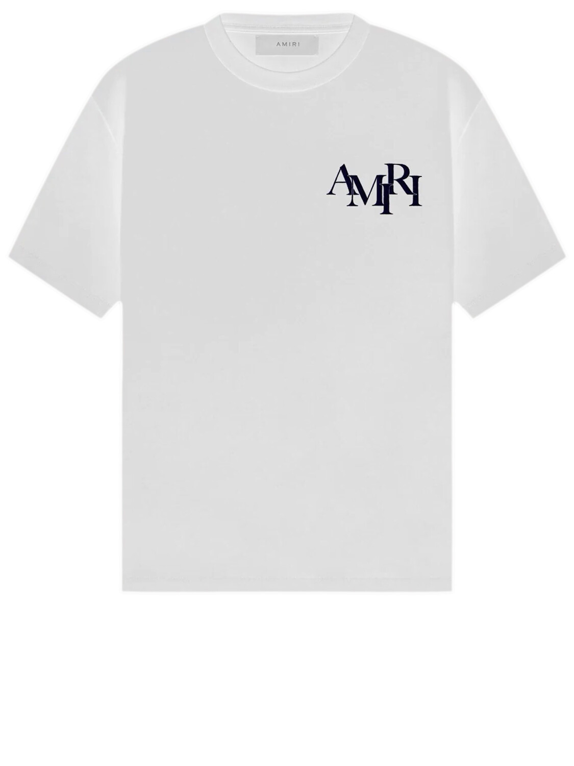 

Футболка Amiri Staggered Logo, белый