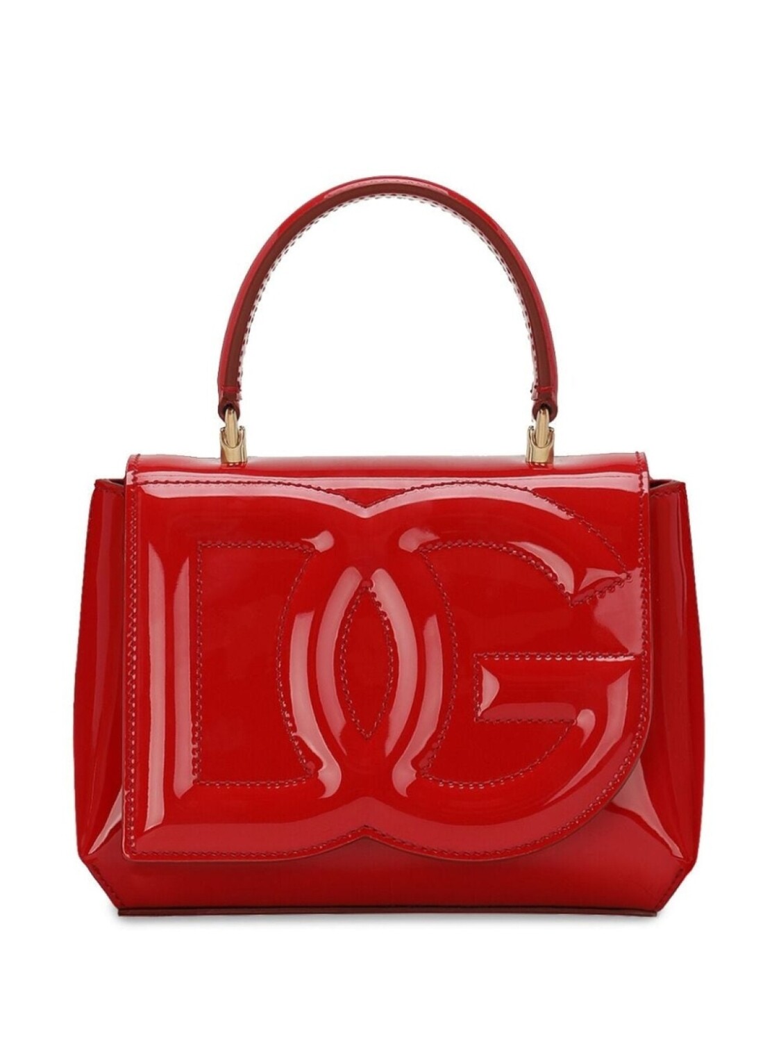 

Dolce & Gabbana сумка с тисненым логотипом, красный