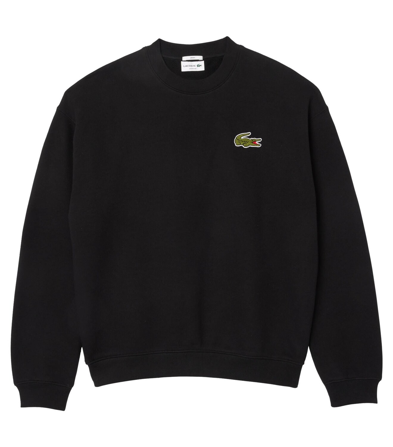 

Толстовка свободного кроя Lacoste, черный
