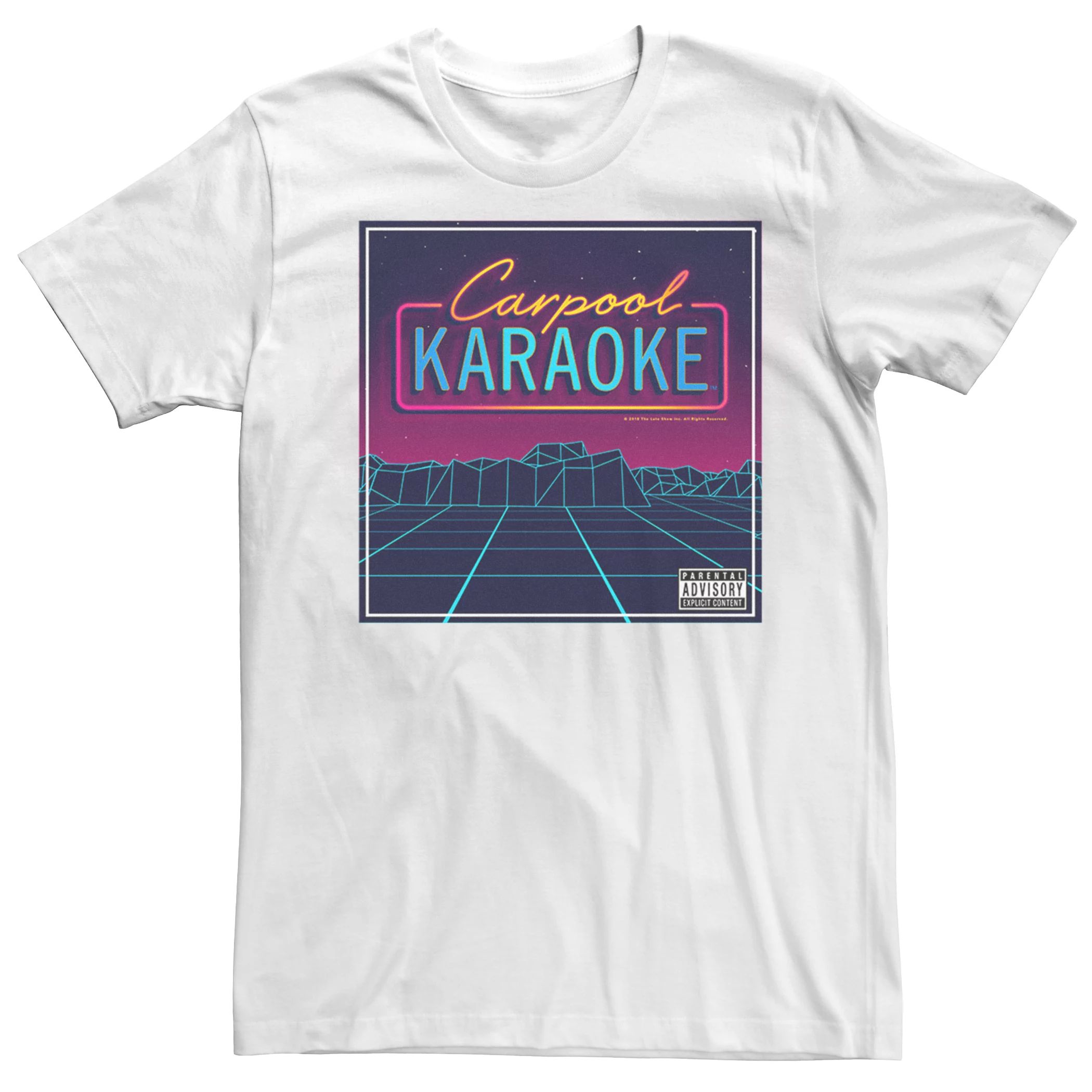 Мужская футболка с обложкой альбома The Late Late Show James Corden Licensed Character