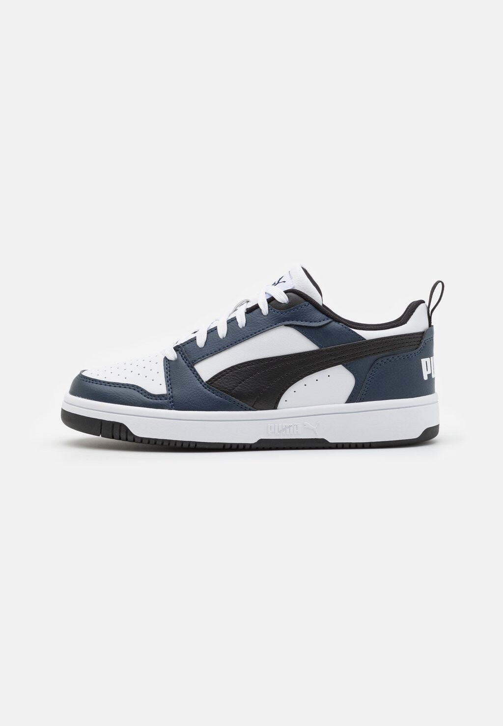 

Низкие кроссовки Rebound V6 Jr Unisex Puma, цвет white/black/club navy
