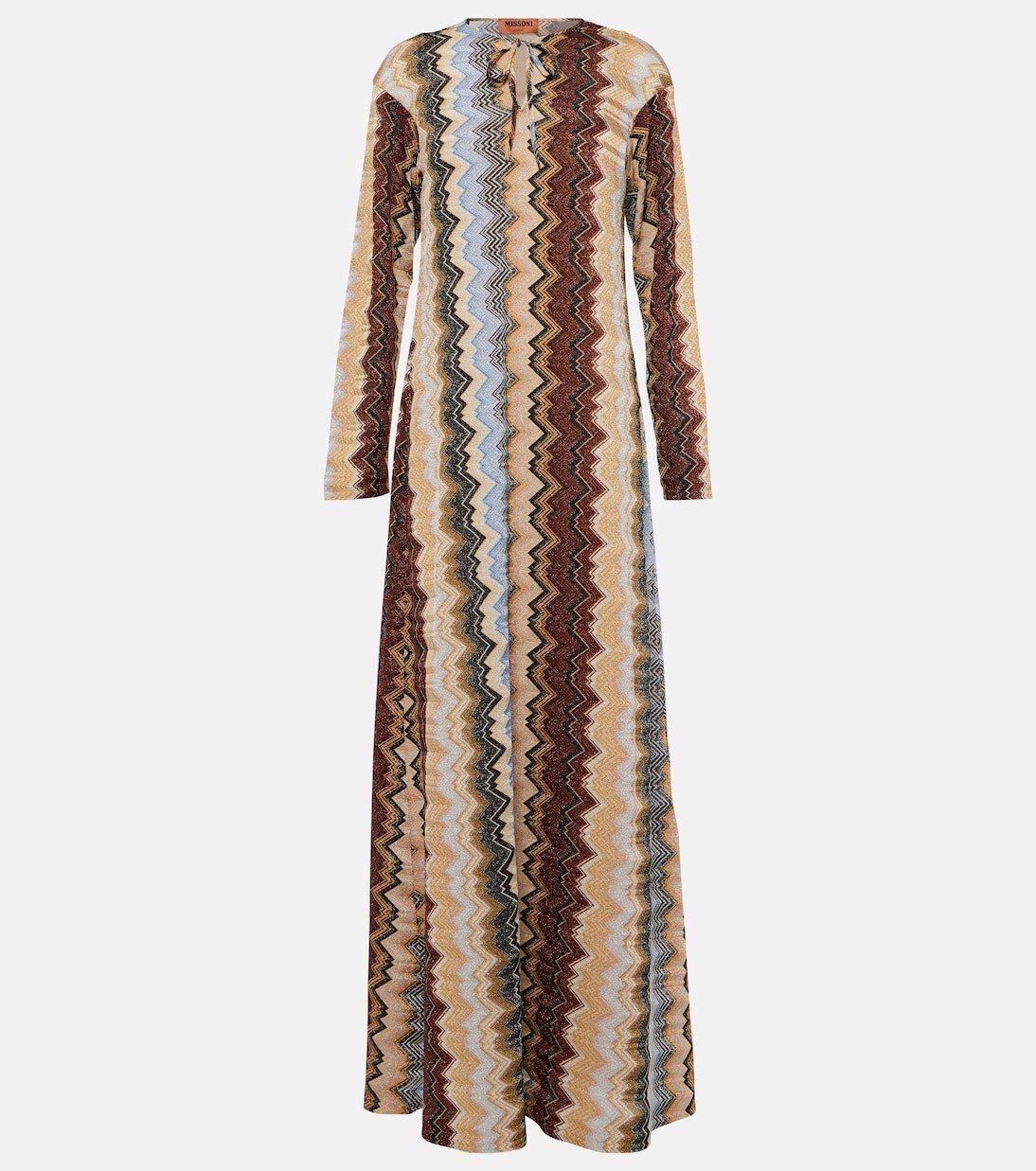 

Зигзагообразный кафтан Missoni, мультиколор