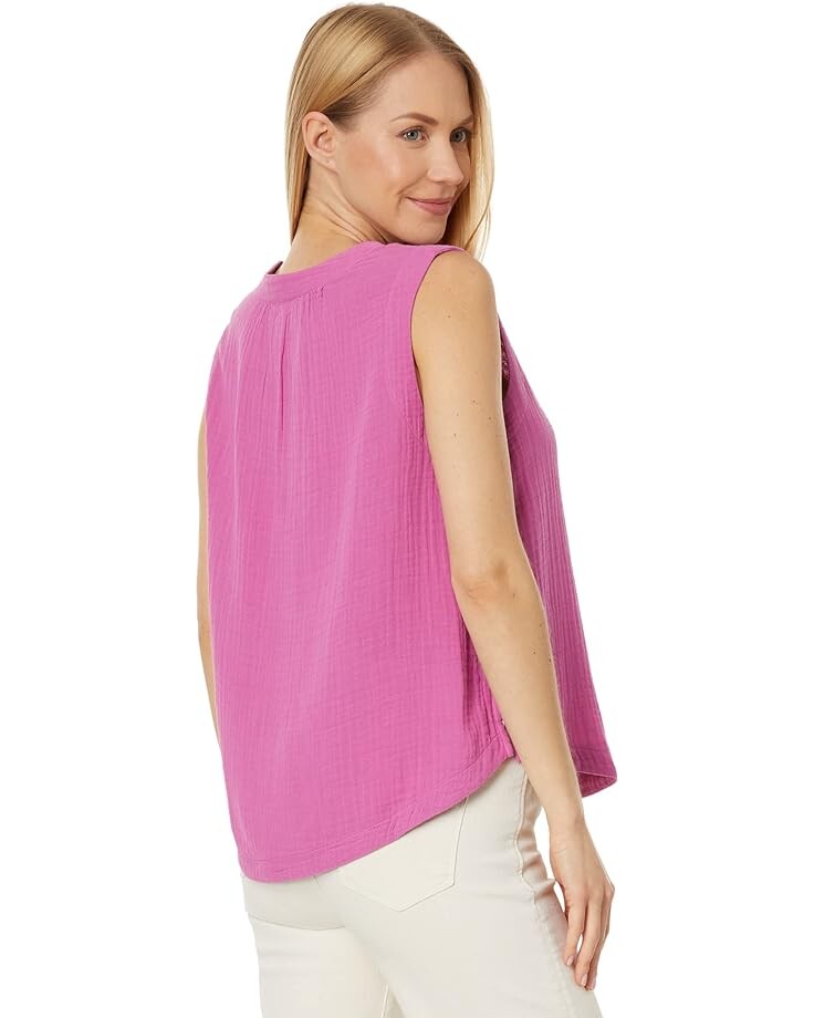 

Рубашка Lucky Brand Sleeveless Popover Shirt, цвет Super Pink