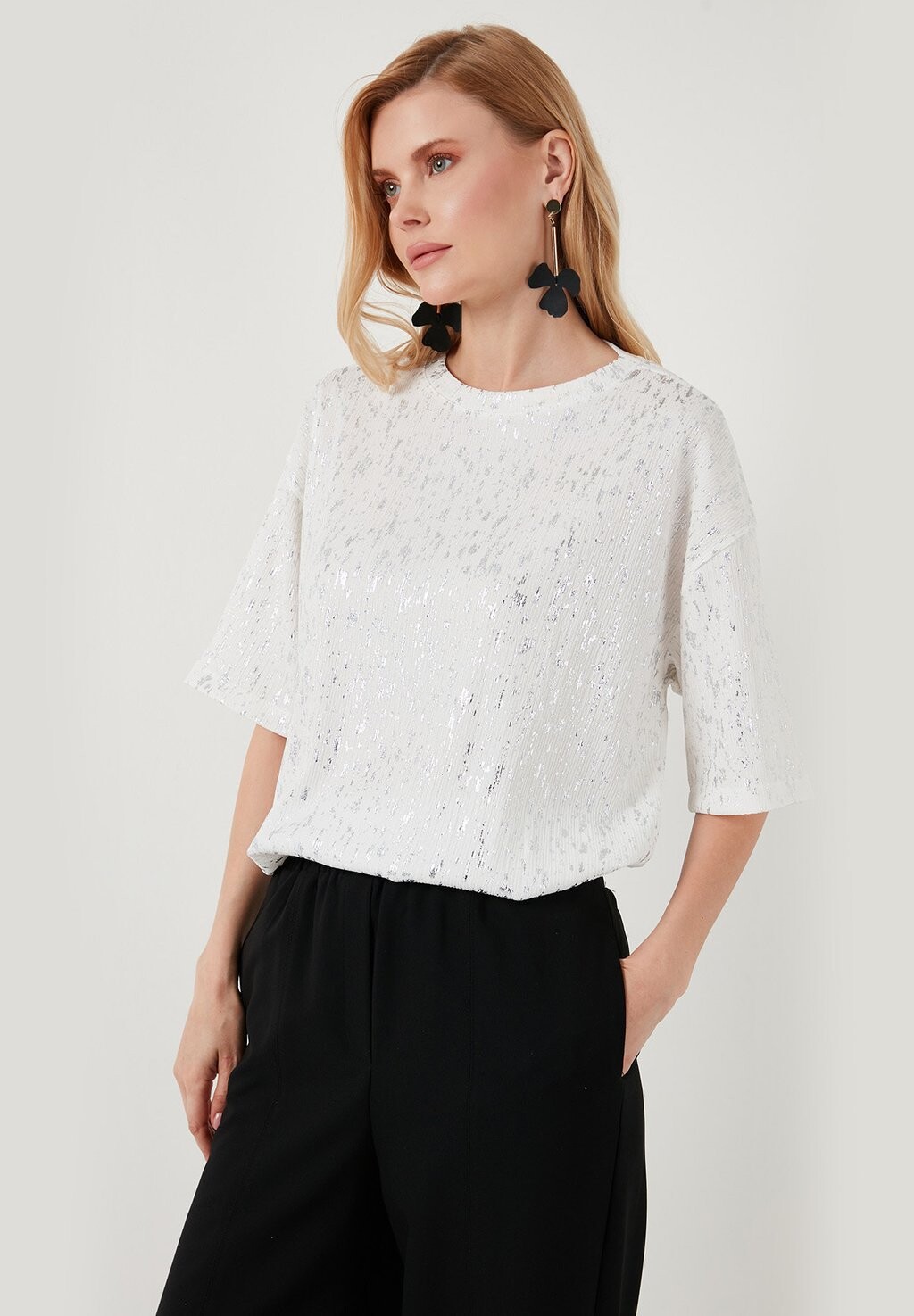 

Блуза LOOSE FIT LELA, цвет Ecru