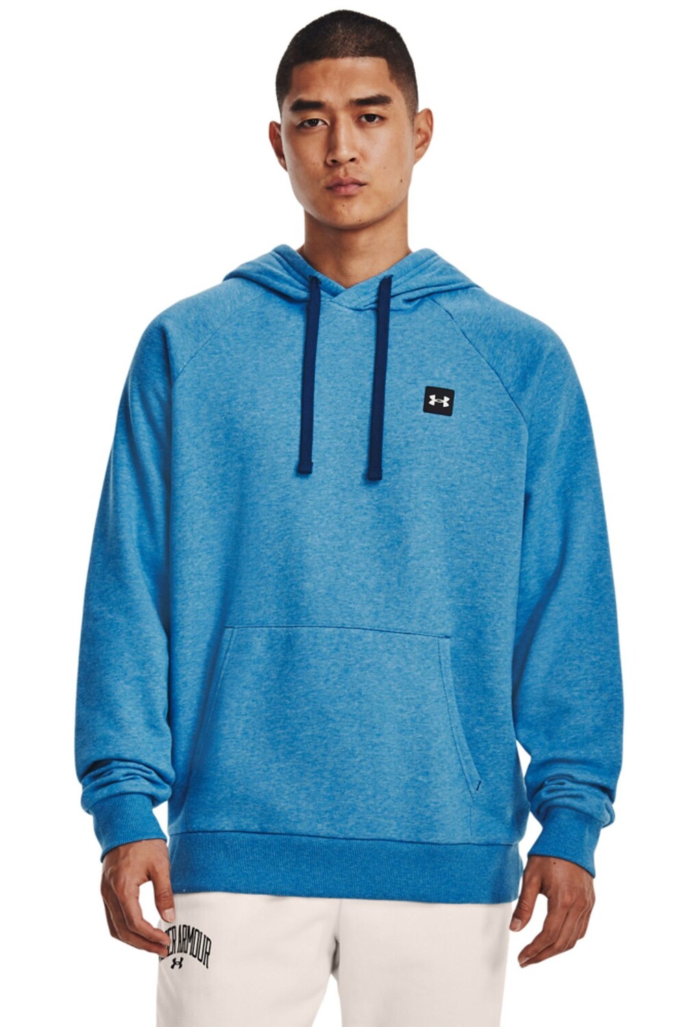 

Синяя толстовка с капюшоном Rival Under Armour, синий