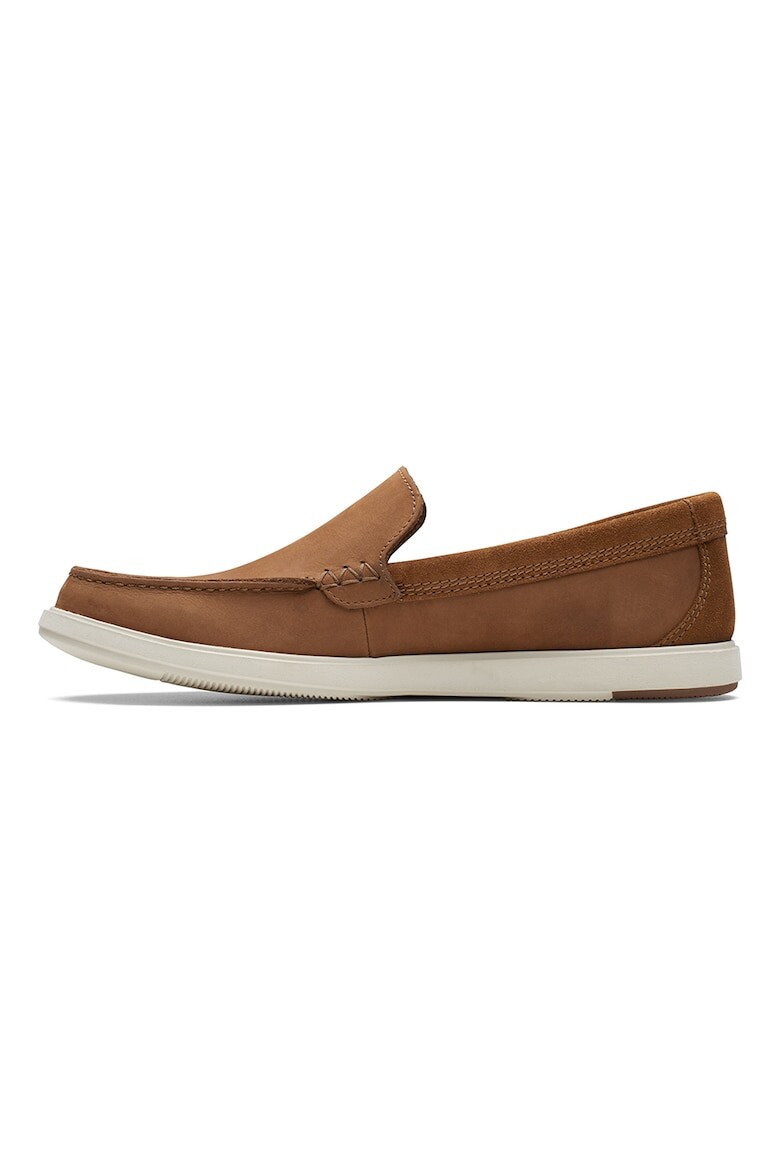 

Мокасины из нубука Clarks, коричневый