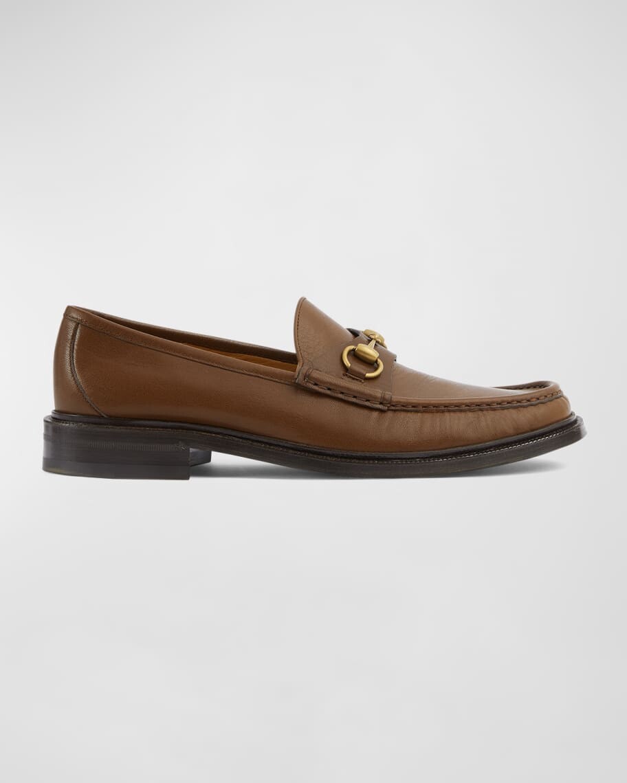 

Мужские кожаные лоферы Roos Bit Gucci