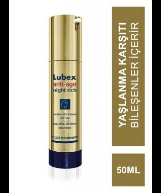 

Lubex Anti-Age Night Rich 50 мл Очень сухой ночной крем против старения