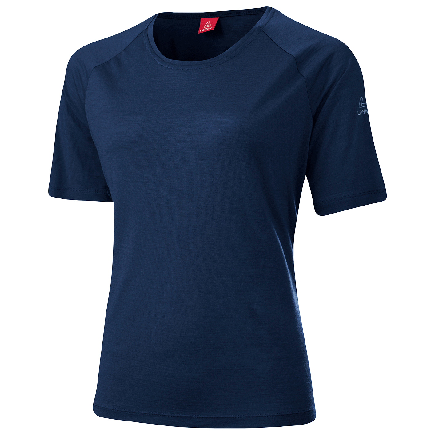 Рубашка из мериноса Löffler Women's Shirt Merino Tencel Comfort Fit, темно синий