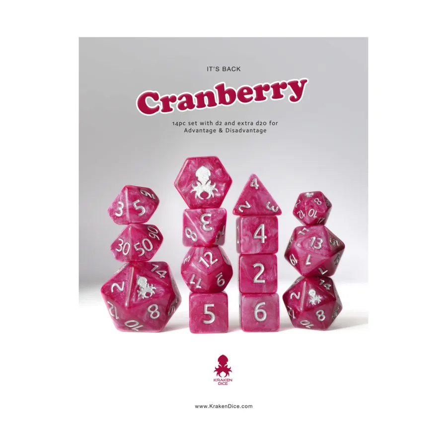 

Набор Poly — клюква с серебром (14), Poly Sets - Sweet Shop