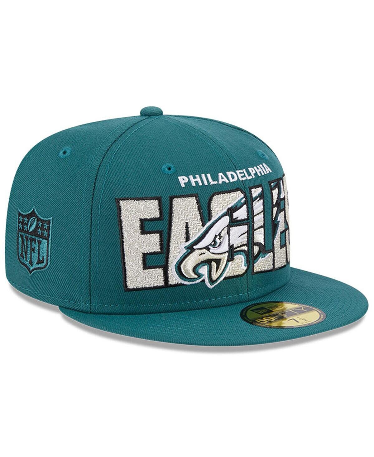 

Мужская кепка Midnight Green Philadelphia Eagles 2023 NFL Draft 59FIFTY New Era