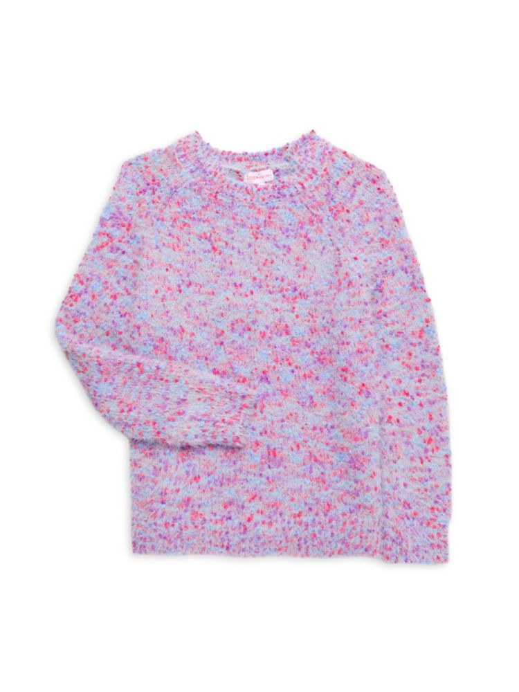цена Вязаный свитер для девочек с пушистым конфетти Design History, цвет Glitter Combo