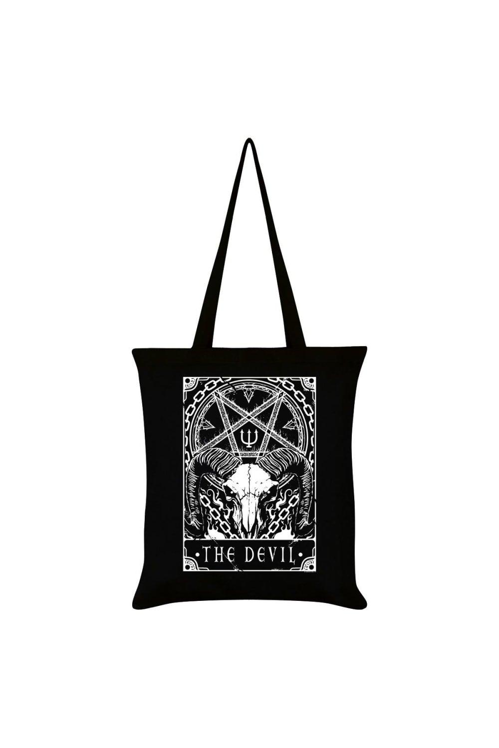 Большая сумка «Дьявол» Deadly Tarot, черный