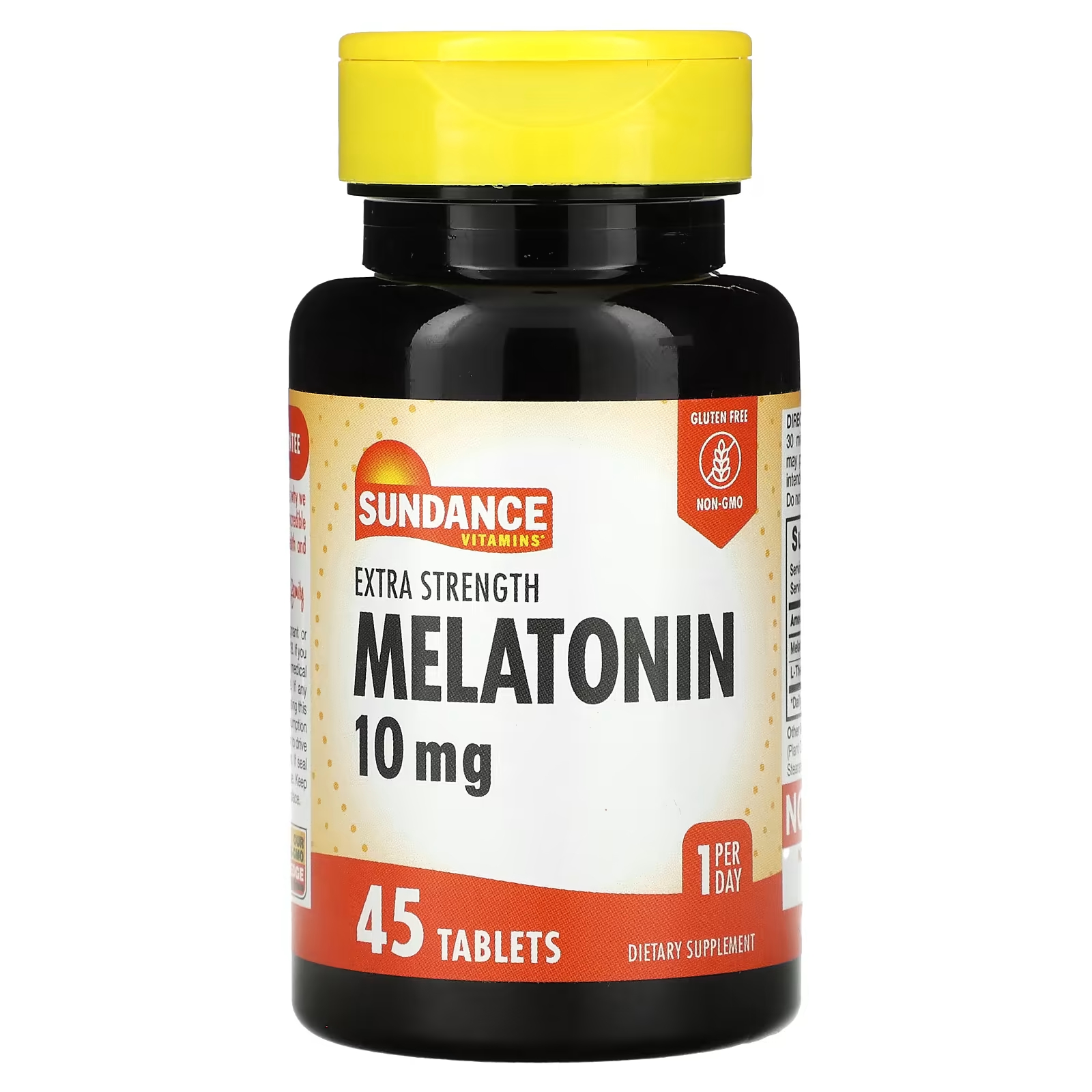 Витамины Sundance Vitamins экстра сила мелатонин 10 мг, 45 таблеток