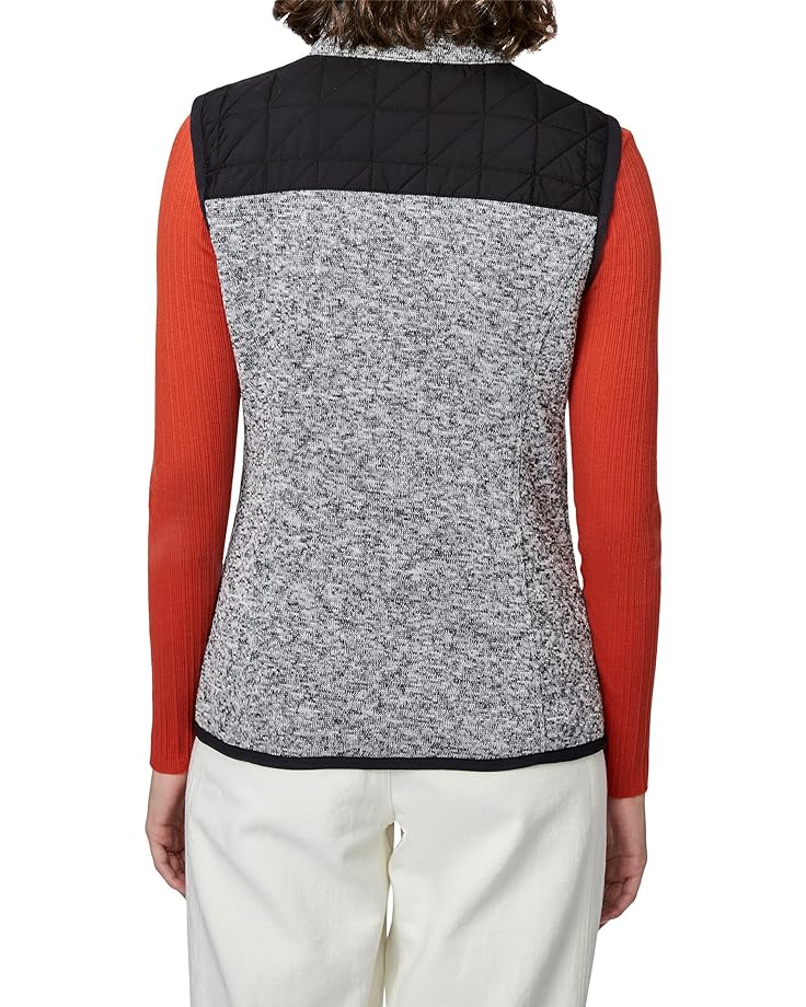 Свитер Bernardo Fashions Ultra Soft Sweater Knit Vest, цвет Light Grey/Black