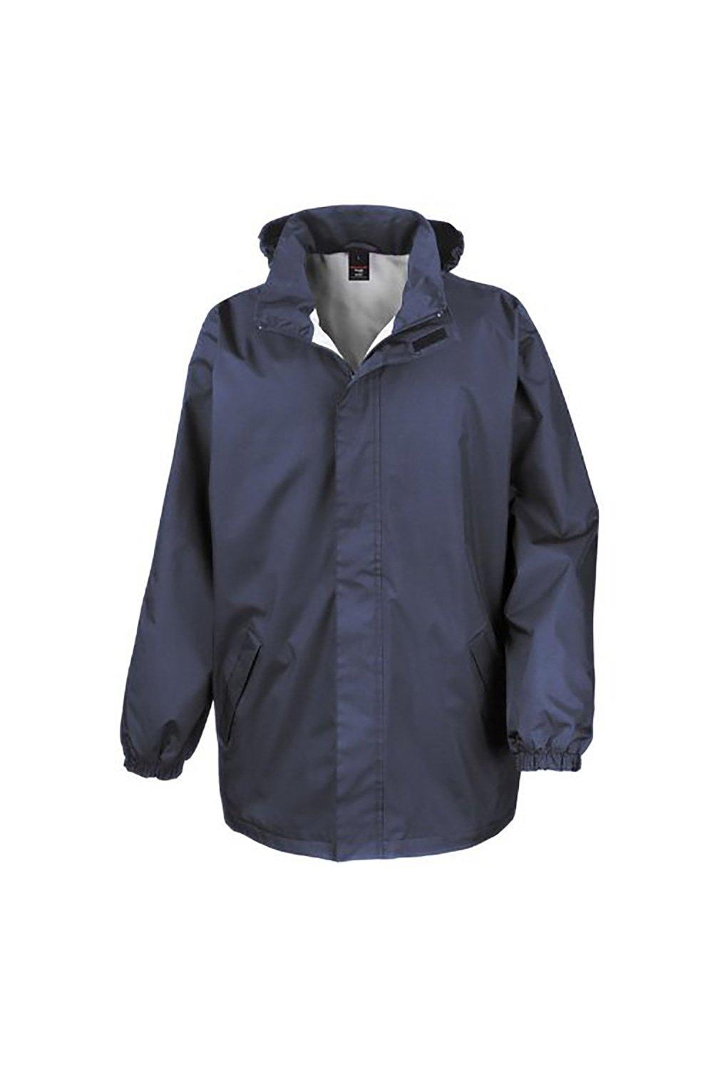 Водонепроницаемая ветрозащитная куртка средней плотности Core Result, темно-синий куртка didriksons демисезон лето средней длины силуэт трапеция водонепроницаемая ветрозащитная размер 40 бежевый