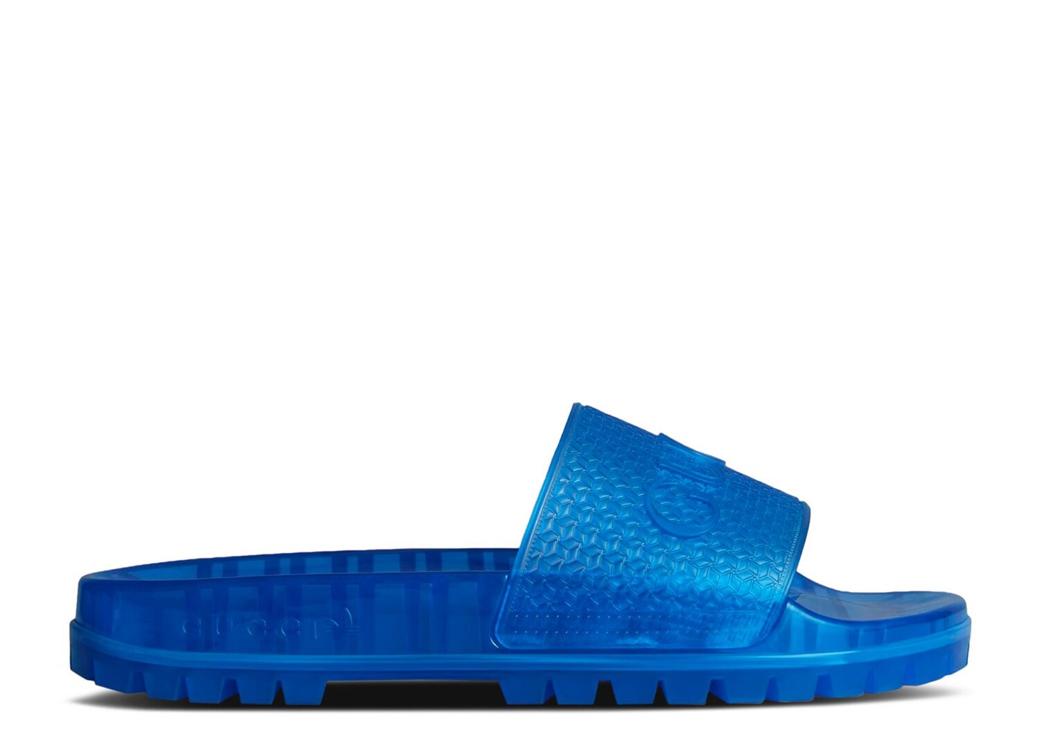 

Кроссовки adidas Gucci X Adilette Slide Sandal 'Transparent Blue', синий