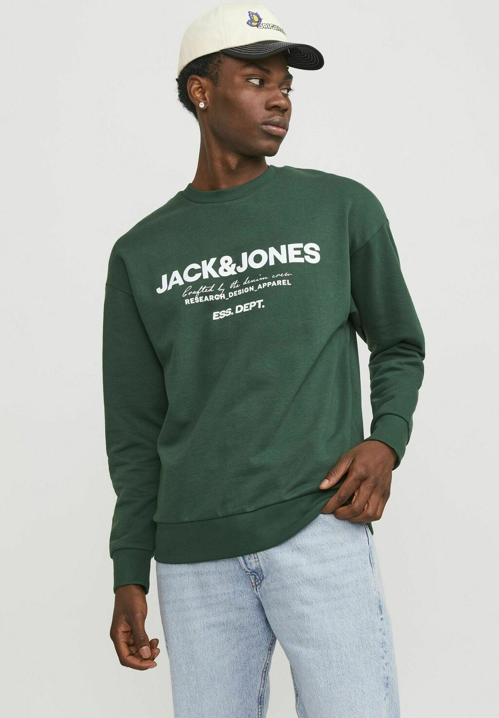 

Толстовка O-Ausschnitt Jack & Jones, цвет dark green