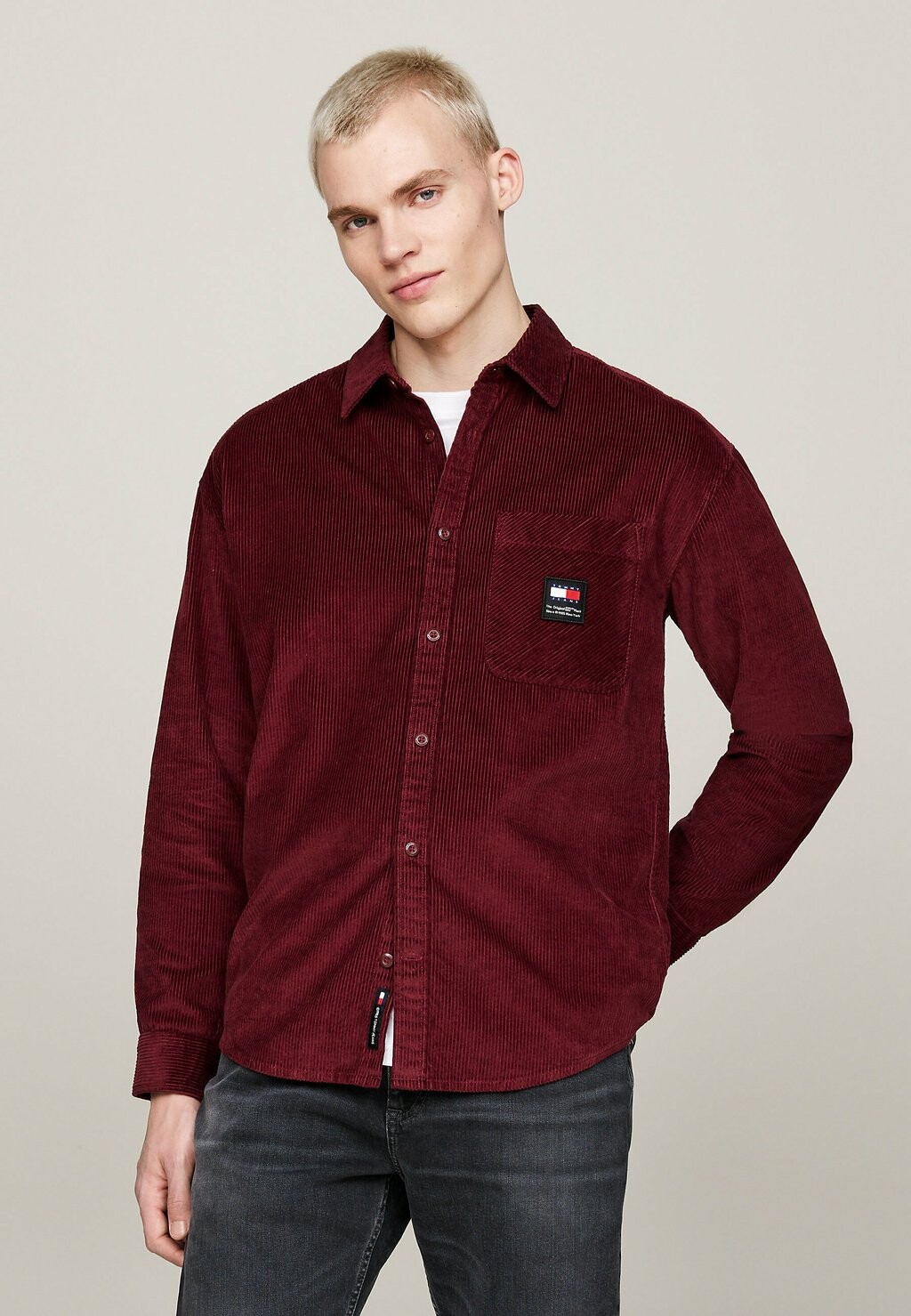 

Рубашка Tommy Jeans, темно-красный