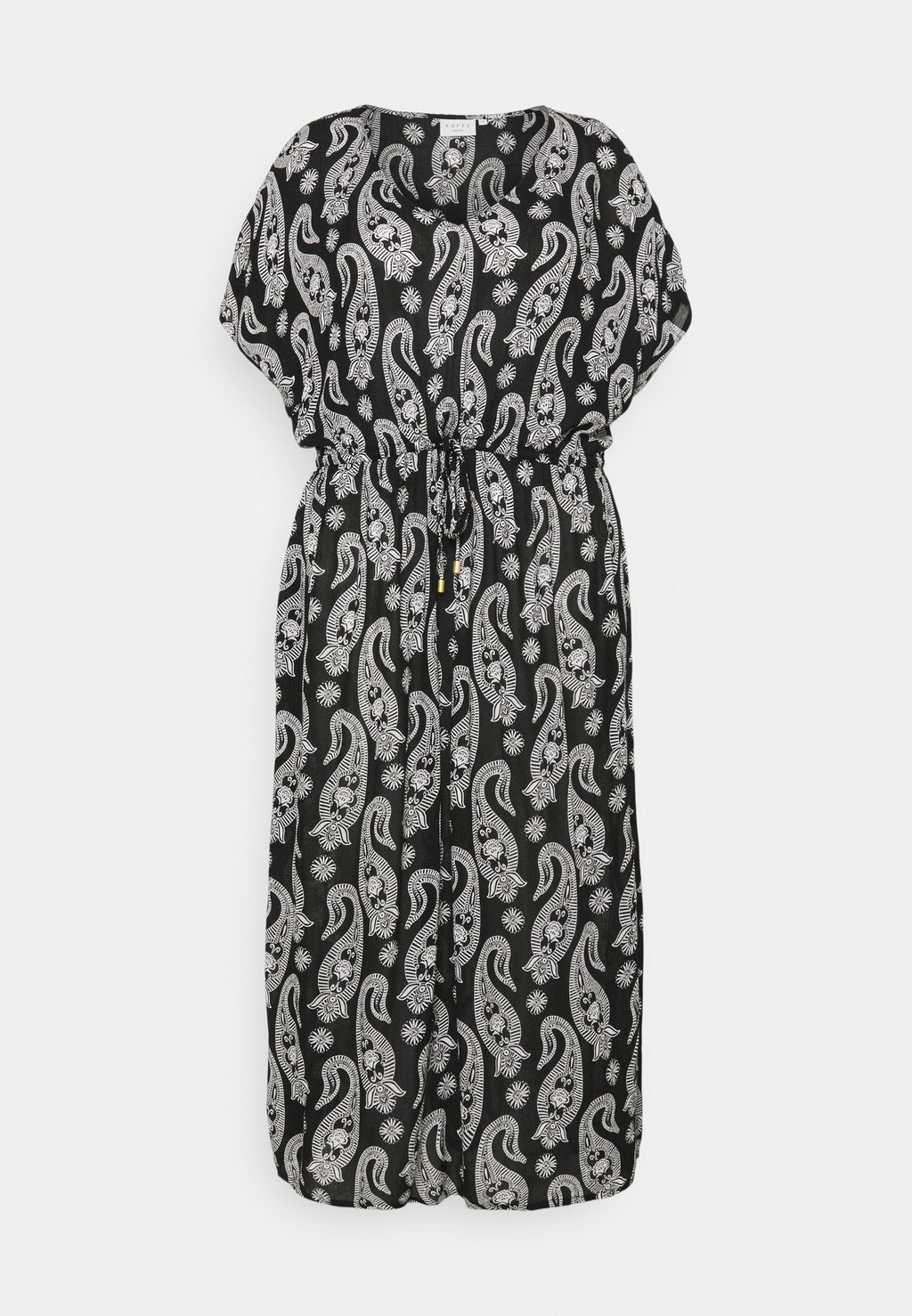 летнее платье kaffe curve черный Летнее платье Kaffe Curve