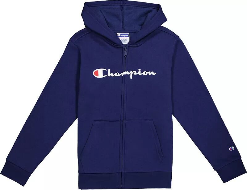 

Толстовка Powerblend с молнией во всю длину для мальчиков Champion