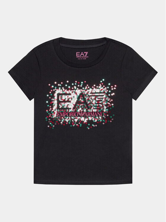 

Футболка стандартного кроя Ea7 Emporio Armani, черный