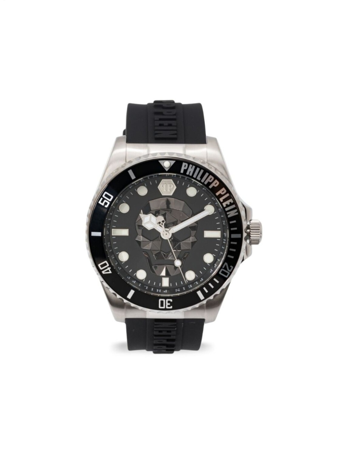 

Philipp Plein наручные часы The $kull Diver 43 мм, черный