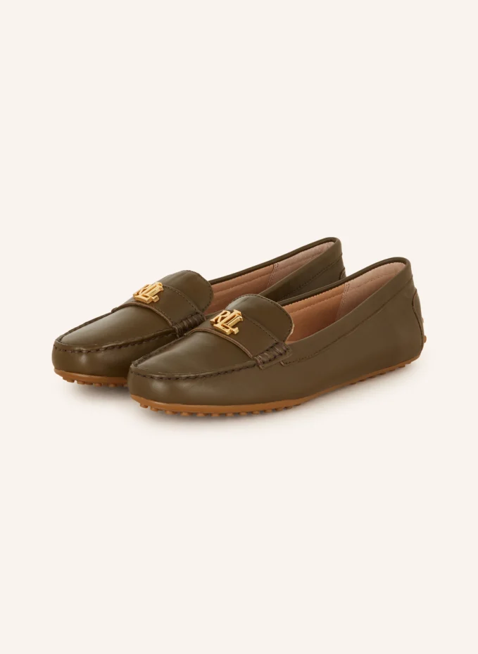 

Мокасины барнсбери Lauren Ralph Lauren, зеленый