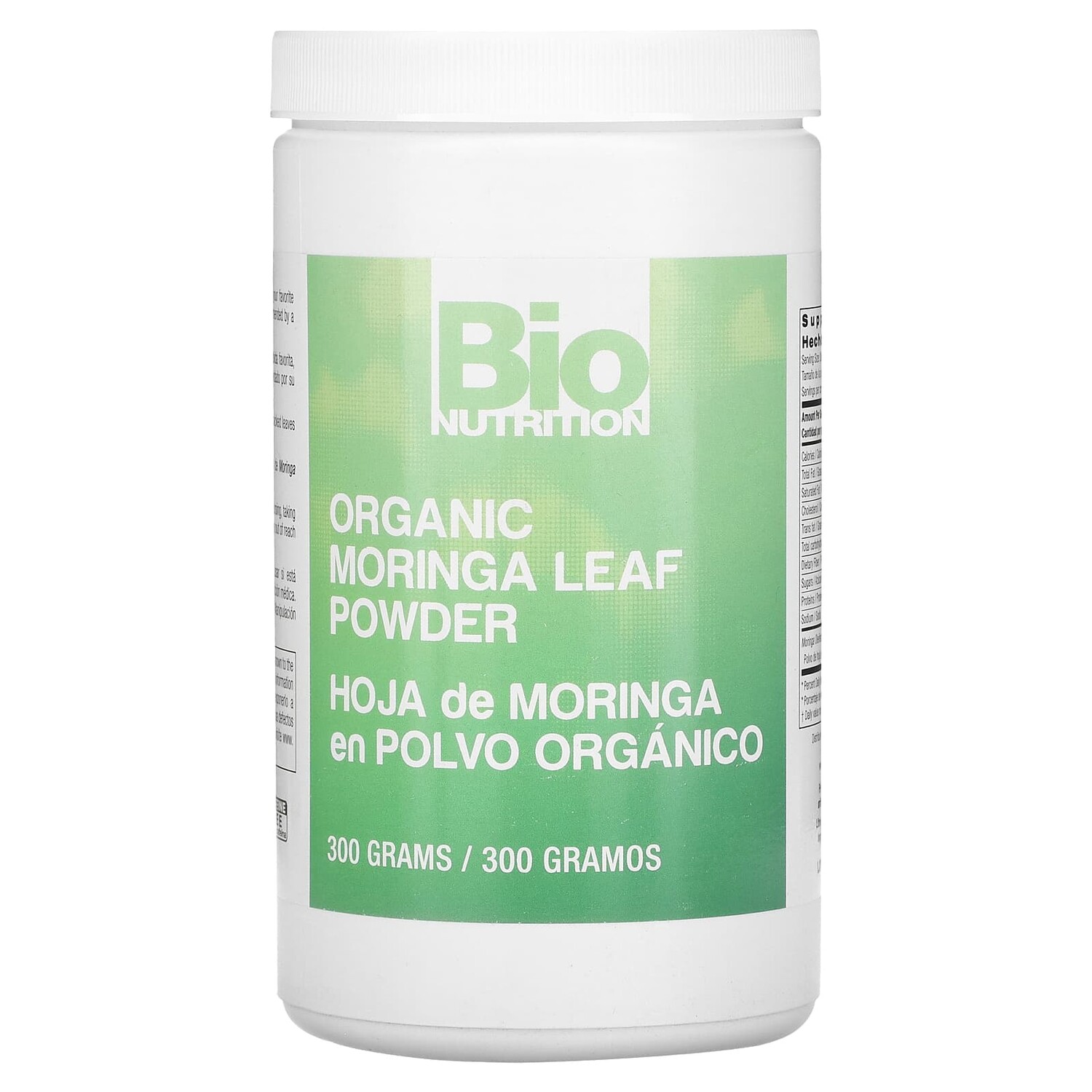 

Органические листья моринги, порошок, 300 г, Bio Nutrition