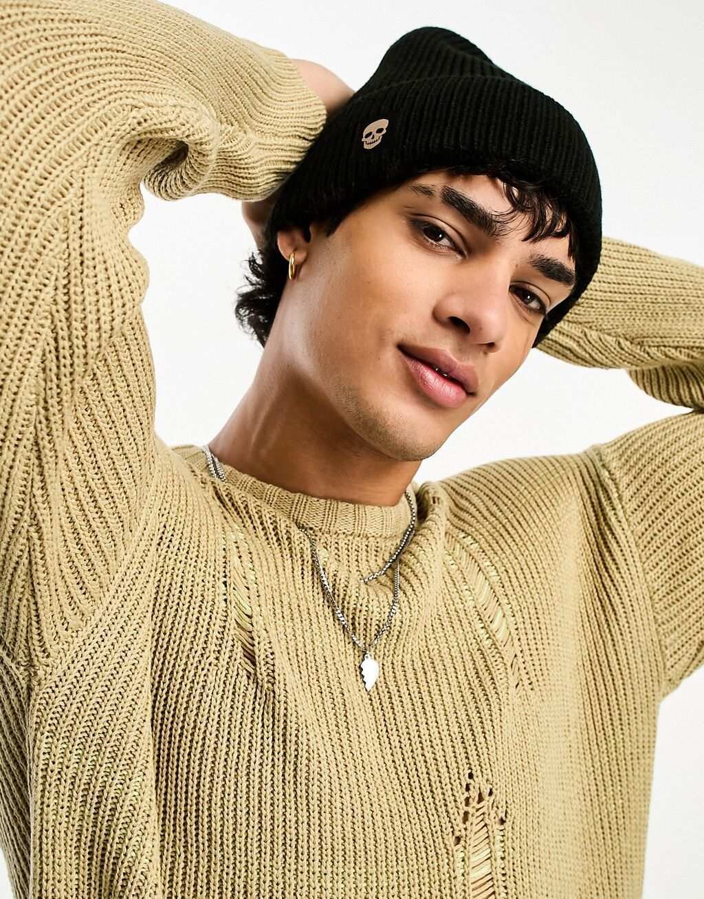 

Черная вязаная шапка Bolongaro Trevor