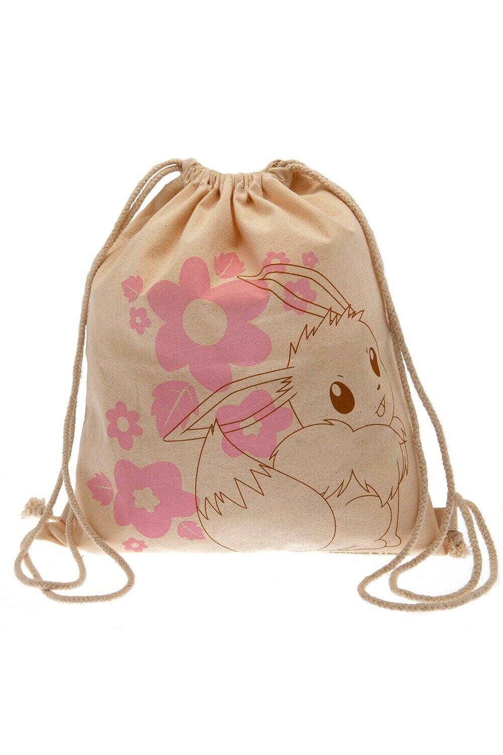 

Холщовая сумка Eevee на шнурке Pokemon, бежевый