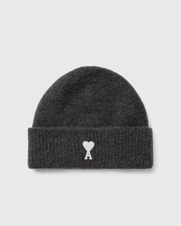 

Шапка Ami Paris Bonnet Adc Ecru, цвет 061: gris fonce