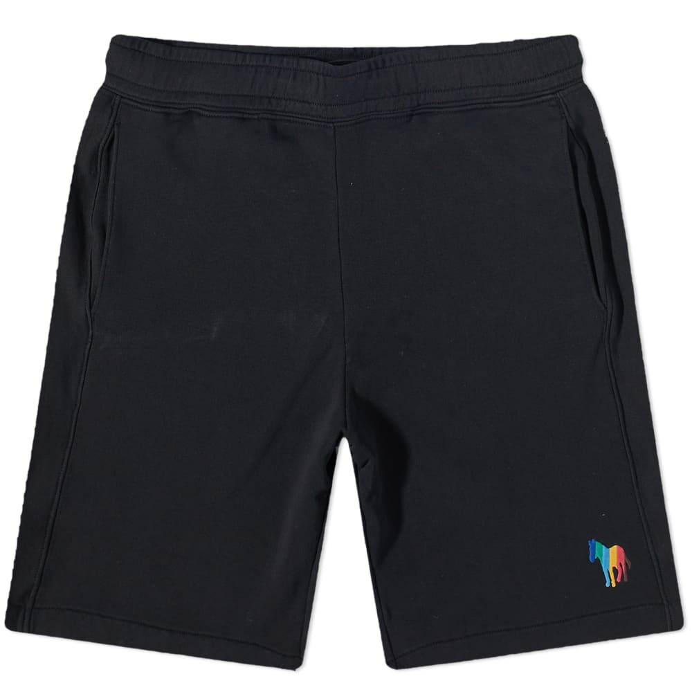 

Paul Smith Спортивные шорты с широкой полоской и зеброй, черный
