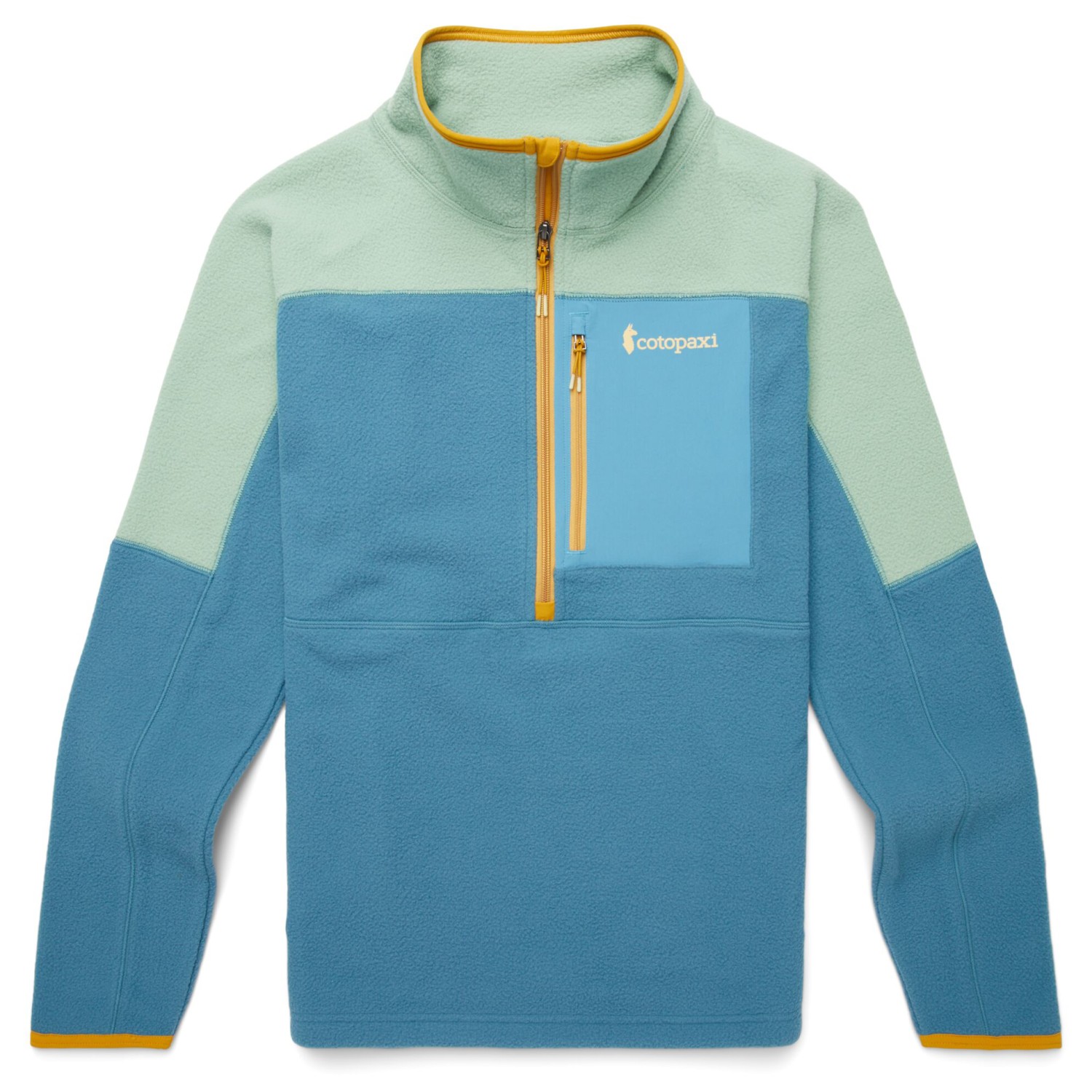 Флисовый свитер Cotopaxi Abrazo Half Zip Fleece, цвет Aspen/Blue Spruce
