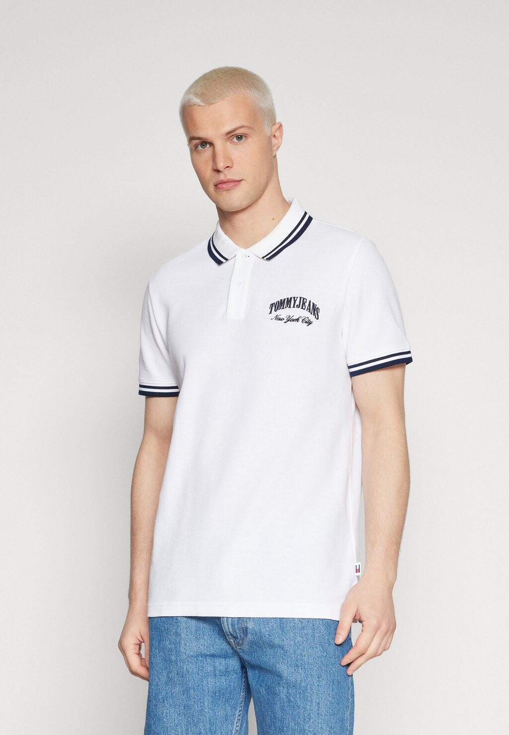 

Рубашка поло Tommy Jeans, белый