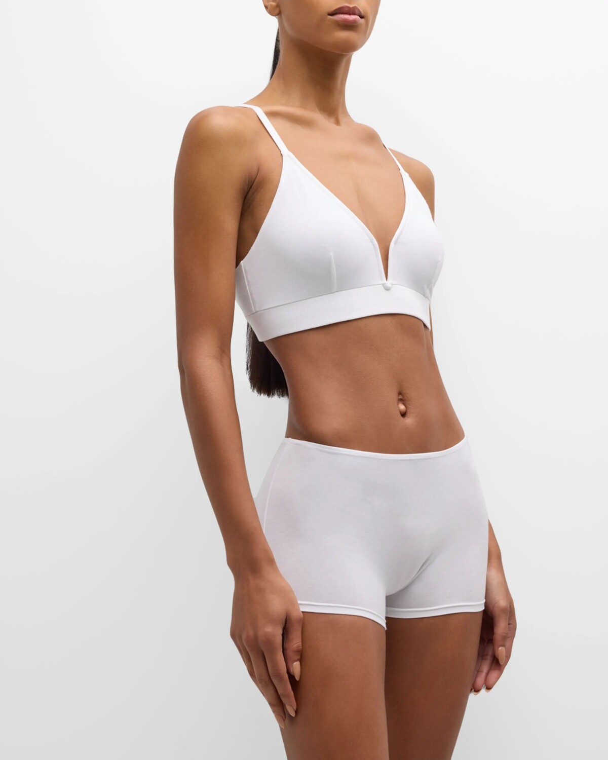 

Бюстгальтер без косточек Gita с глубоким вырезом Skin, цвет White