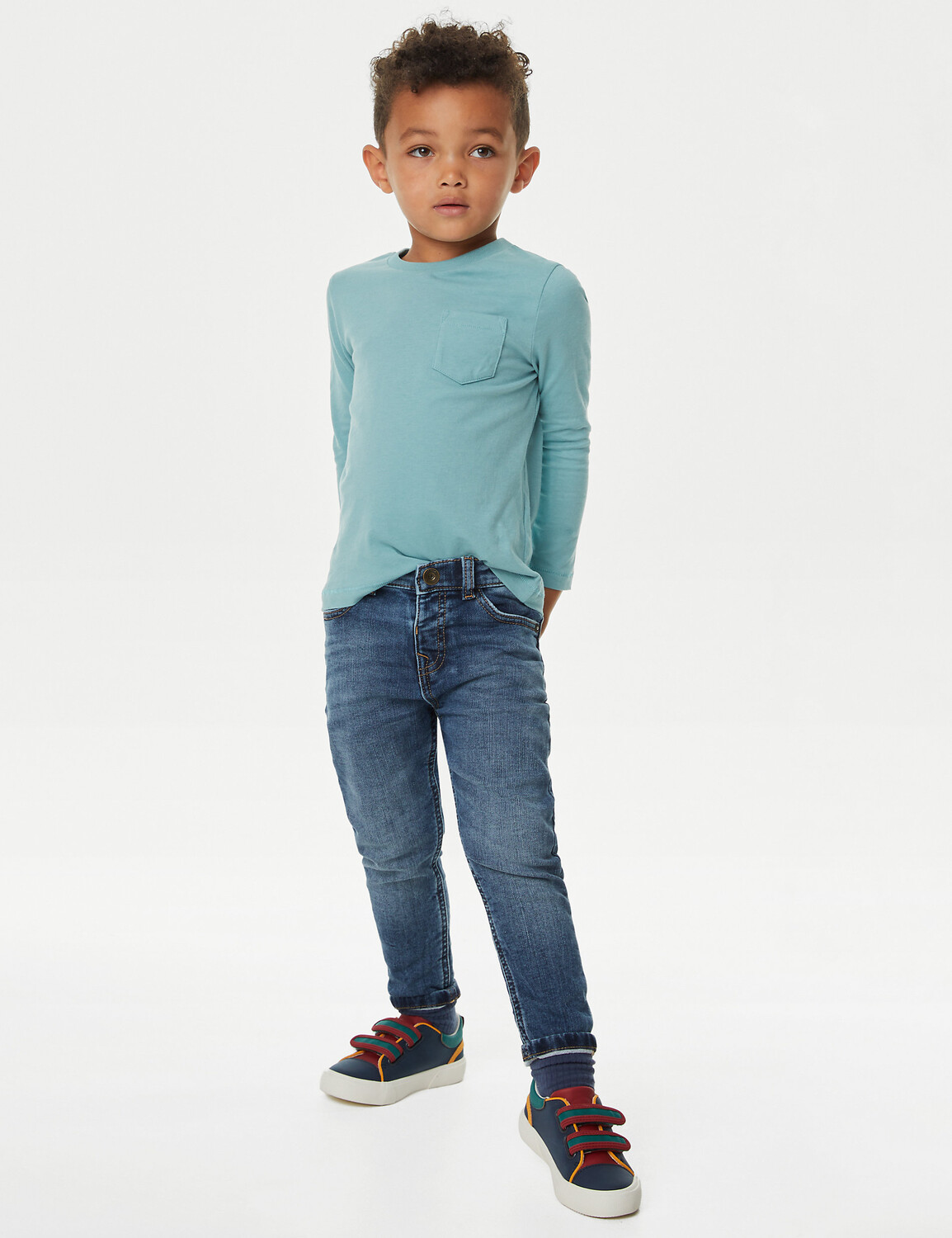 

Джинсы скинни (2–8 лет) Marks & Spencer, деним