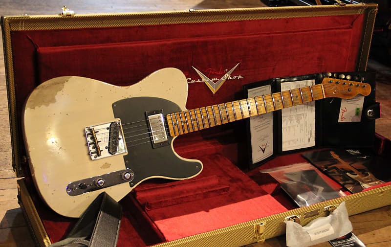 Электрогитара Fender Limited Edition Custom Shop '53 HS Telecaster Heavy Relic Aged White Blonde heavy mettal limited edition