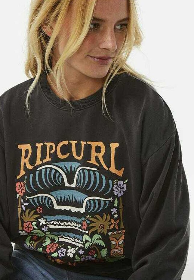 

Толстовка TIKI TROPIC RELAXED CREW Rip Curl, антрацит