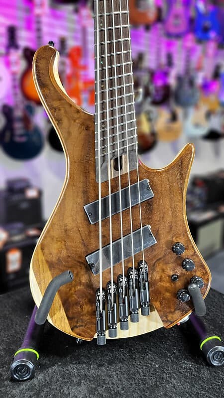 

Басс гитара Ibanez Bass Workshop EHB1265MS 5-string Bass Guitar - Natural Mocha Low Gloss! 992
