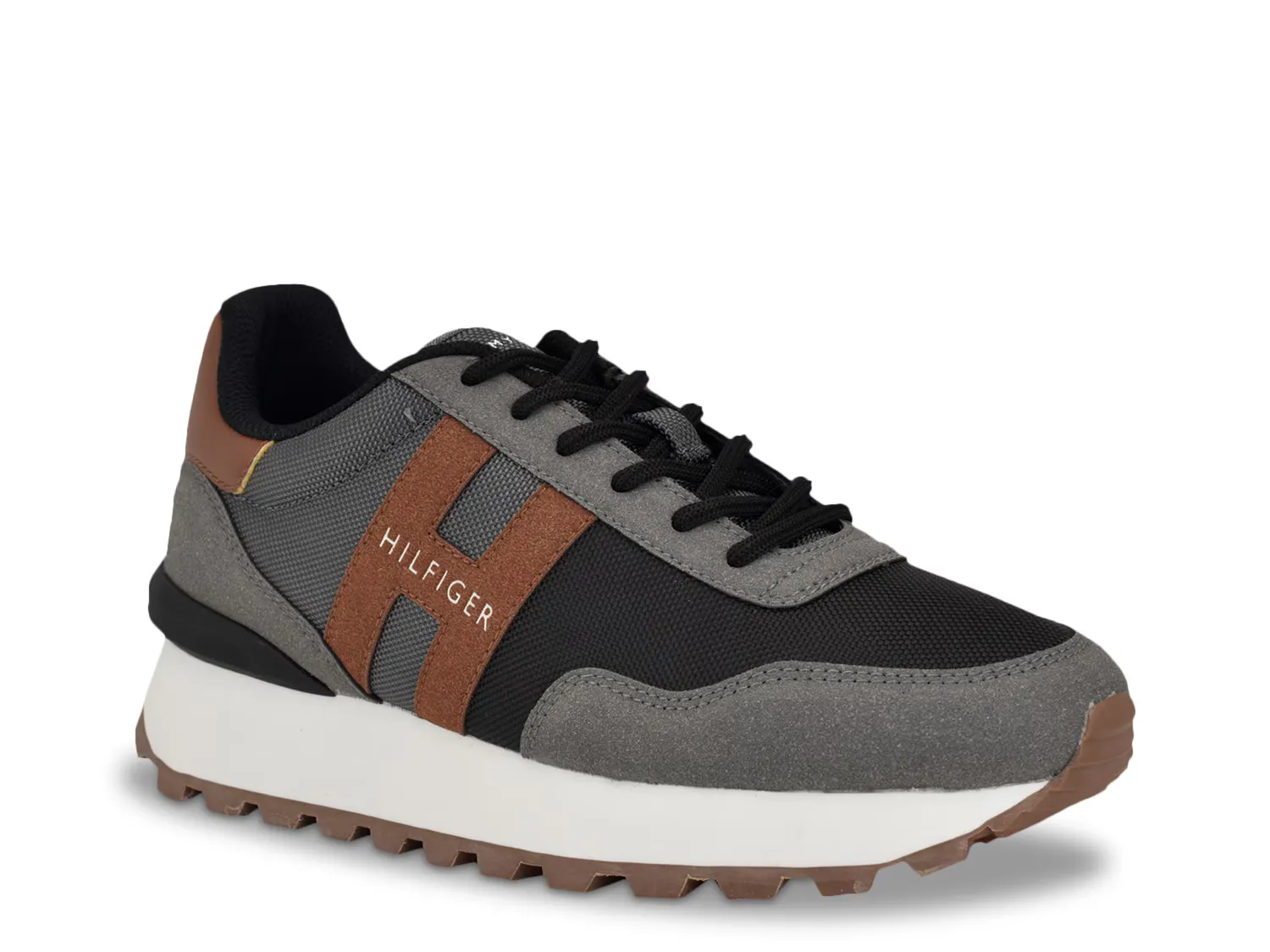 

Кроссовки Gani Sneaker Tommy Hilfiger, черный/серый/коричневый