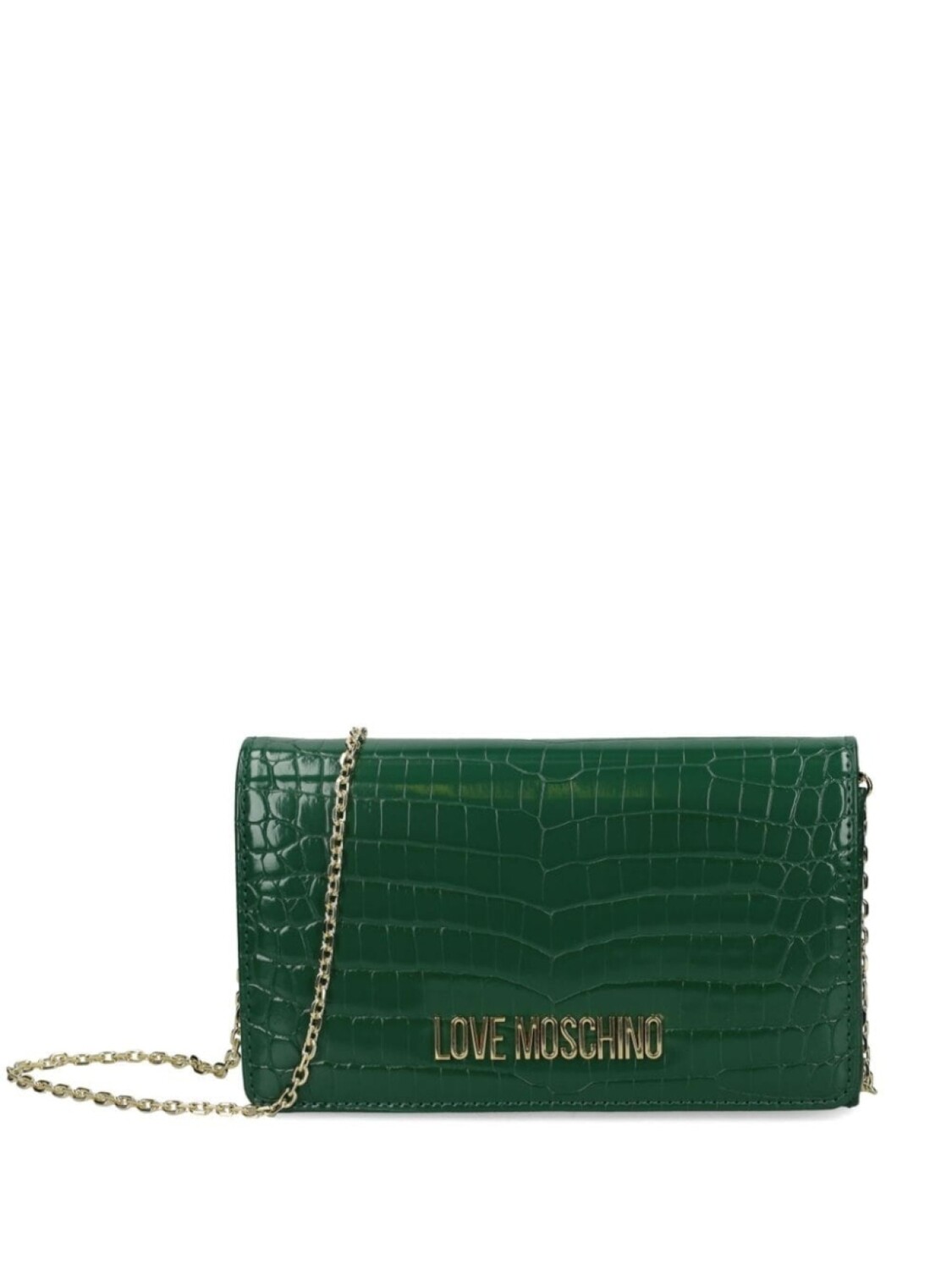 

Сумка через плечо Love Moschino с логотипом, зеленый