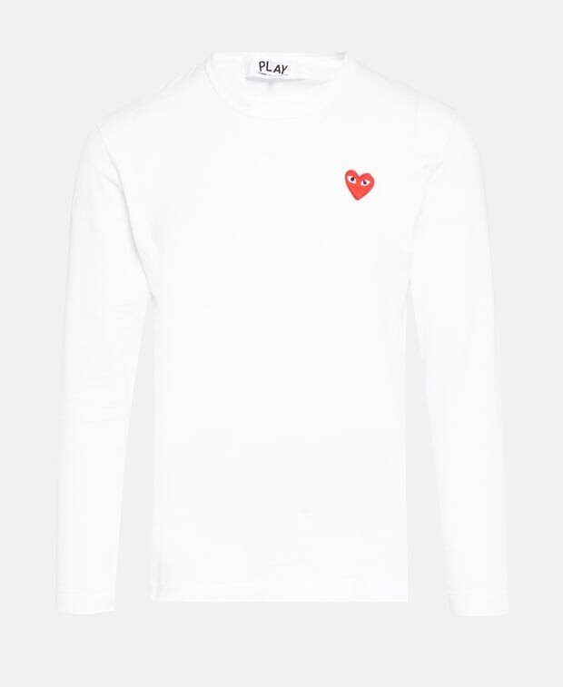 

Топ с длинными рукавами Comme des Garçons, белый