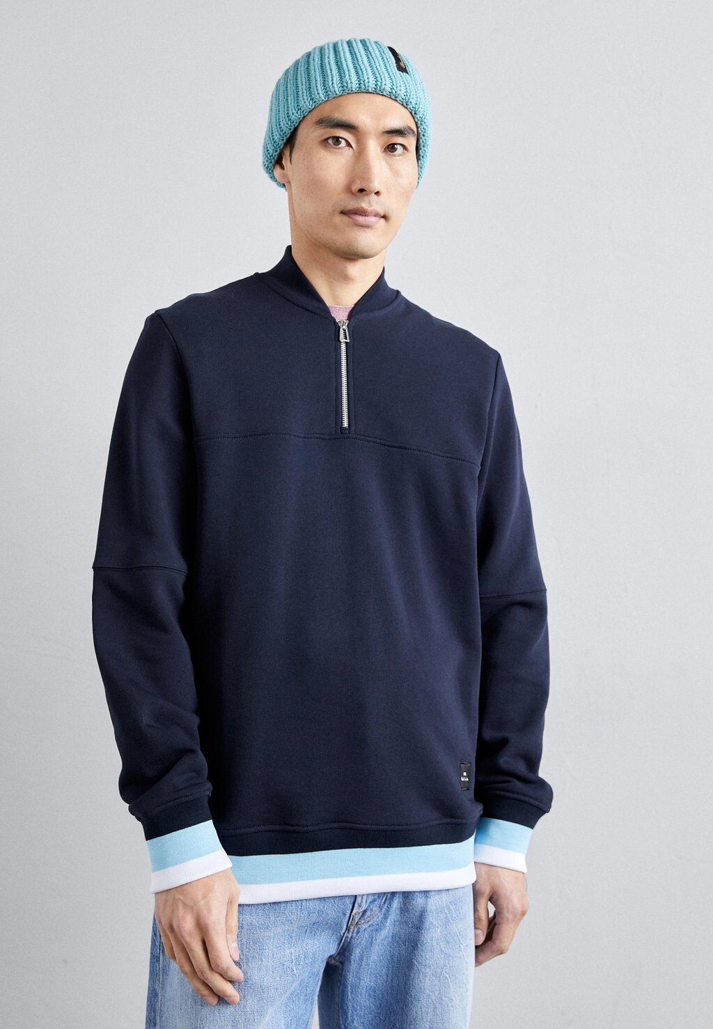 

Толстовка MENS HALF ZIP PS Paul Smith, цвет blue