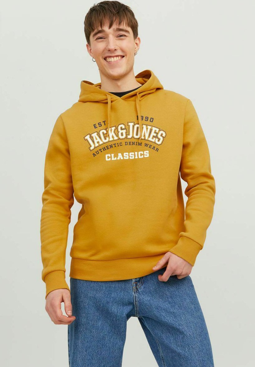 

Толстовка JJELOGO 2 COL 23/24 NOOS Jack & Jones, медово-золотой, Желтый